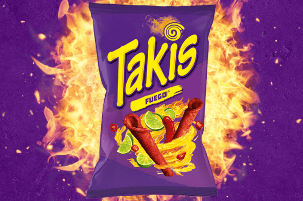 Do you have what it takes to handle the intensity of Takis rolled tortilla chips?