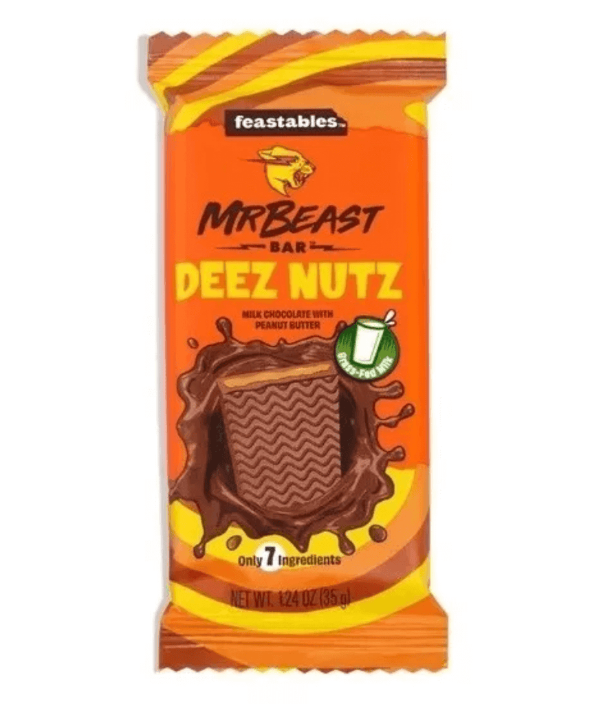 Feastables MrBeast Bar Deez Nutz Chocolate 35g