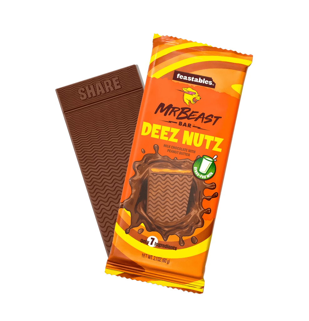Feastables MrBeast Bar Deez Nutz Chocolate 60g 1