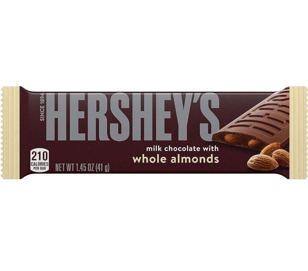 Hershey's Milk Chocolate Almond Bar 41g