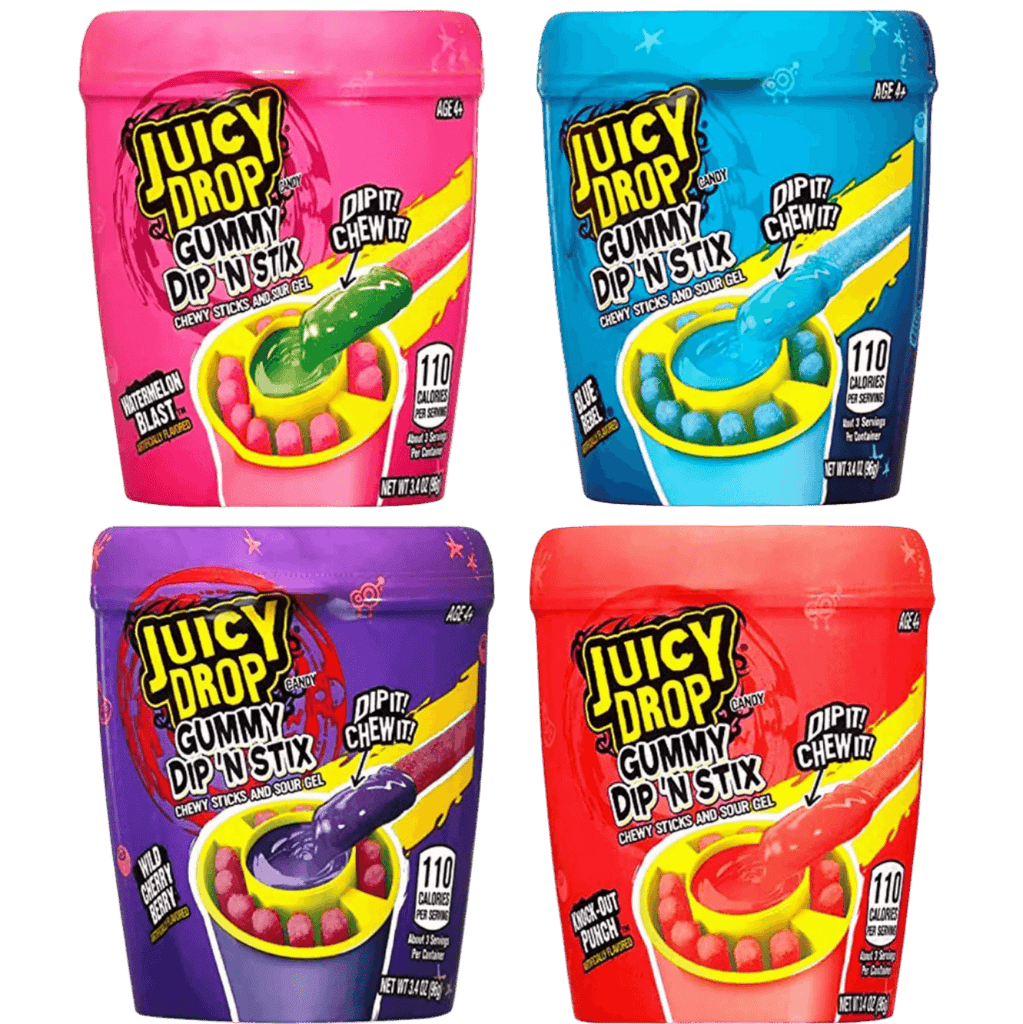 Topps Juicy Drop Gummy Dip 'n Stick