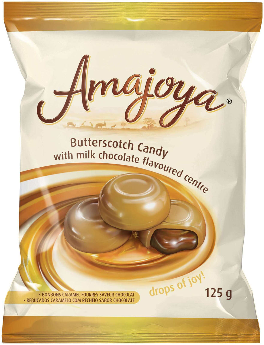 Amajoya Candy Butterscotch 125g International Sweets NZ