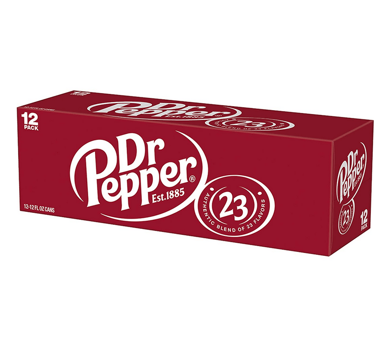 Dr Pepper Soda Can 355ml 12pk
