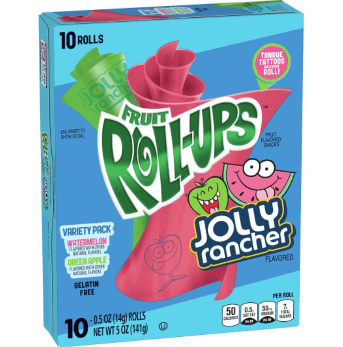 Fruit Roll-Ups Jolly Rancher 5 oz / 141g
