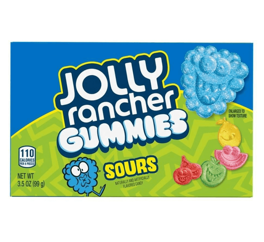 Jolly Rancher Sour Gummies Theater Box 3.5 oz 99g