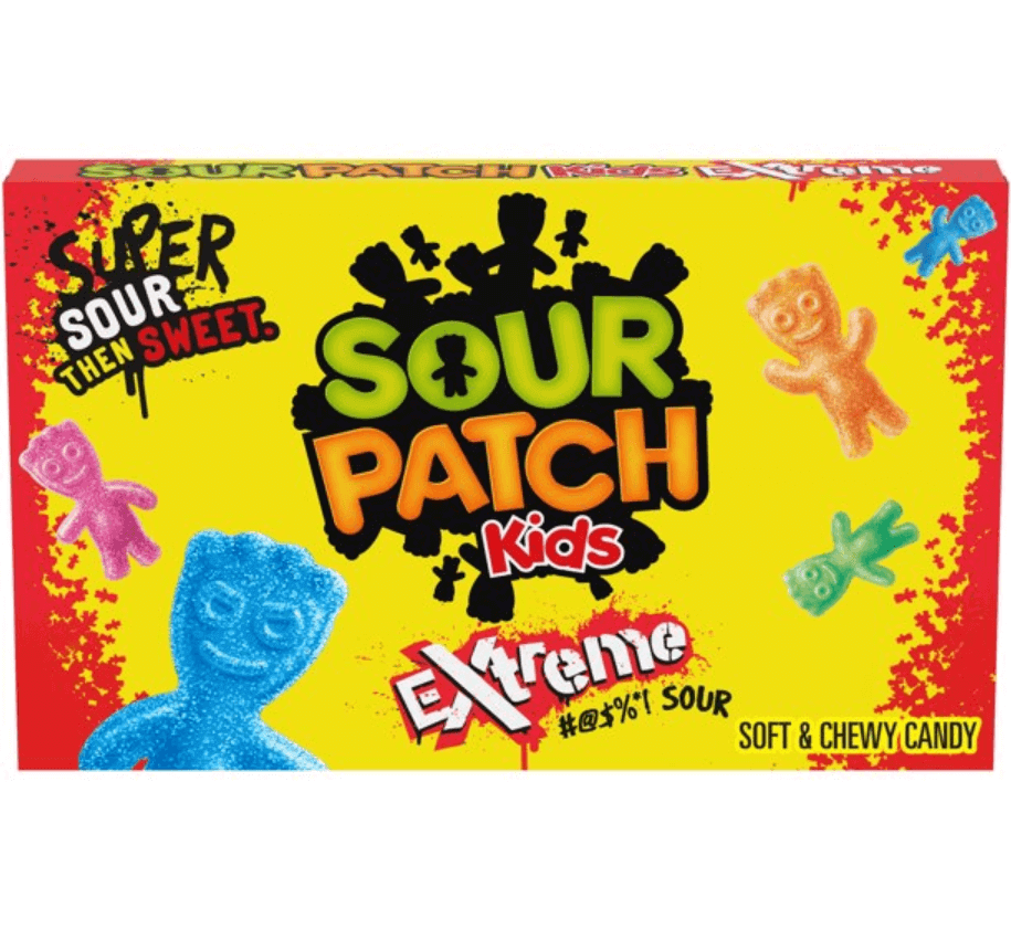 Sour Patch Kids Extreme Sour Theater Box 3.5 oz 99g