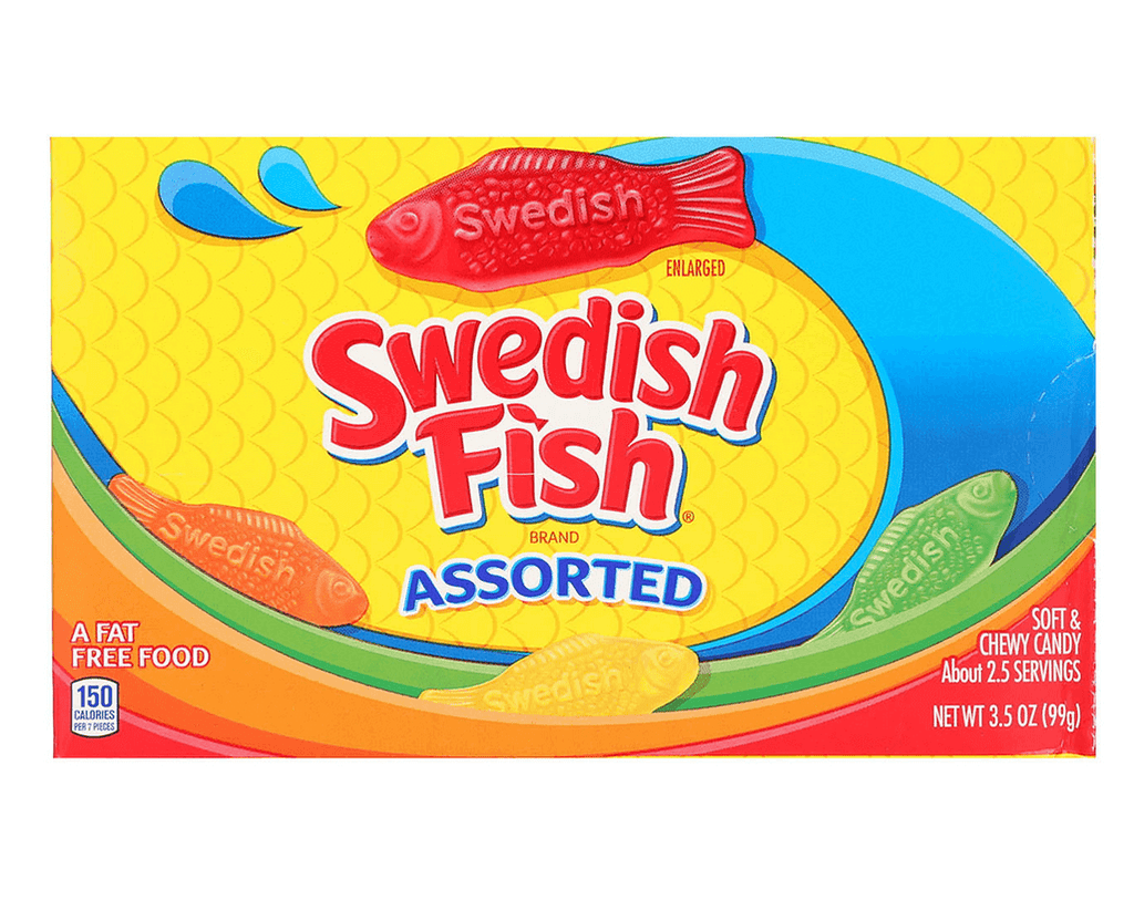 Swedish Fish Assorted Theater Box 3.5 oz 99g