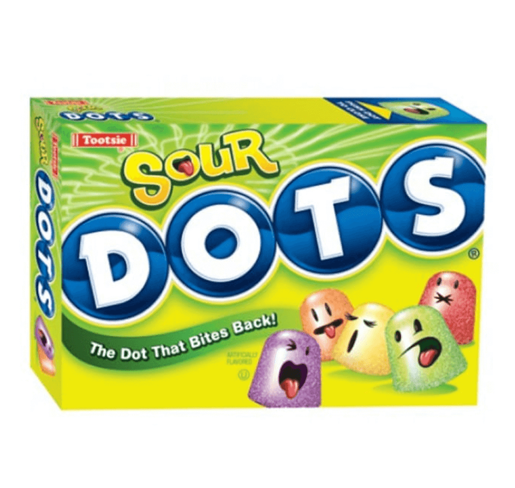 Tootsie Roll Dots Sour Theater Box 6.5oz / 184g
