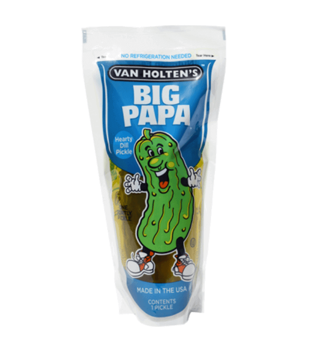 Van Holten's Big Papa Hearty Dill Pickle In a Pouch