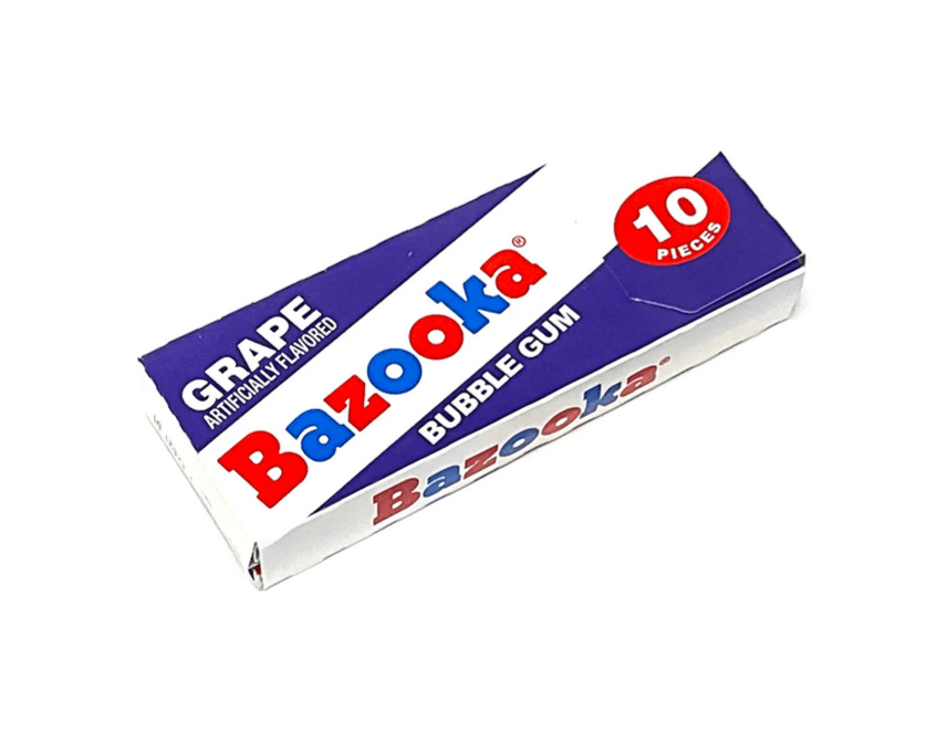 Bazooka Grape Bubble Gum Wallet Pack 2.11oz / 60g