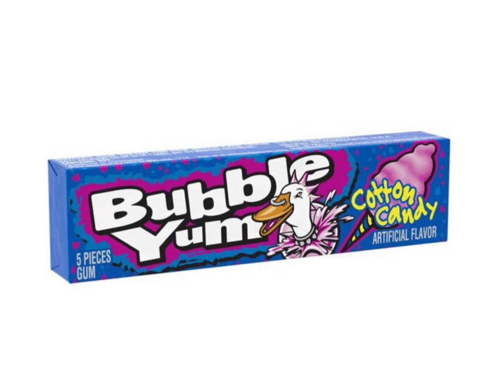 Bubble Yum Cotton Candy Bubble Gum 1.4oz / 40g