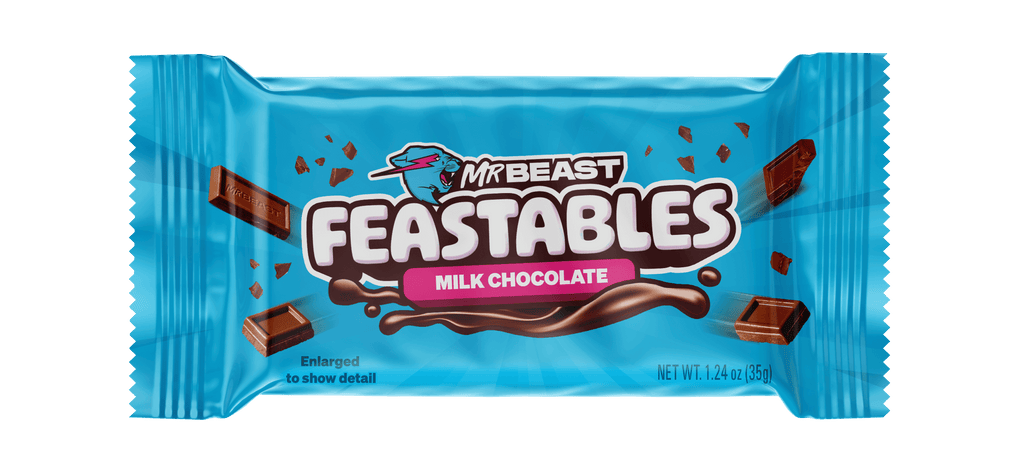 Festables Wrapper Feastables Chocolate from MrBeast | International Sweets NZ
