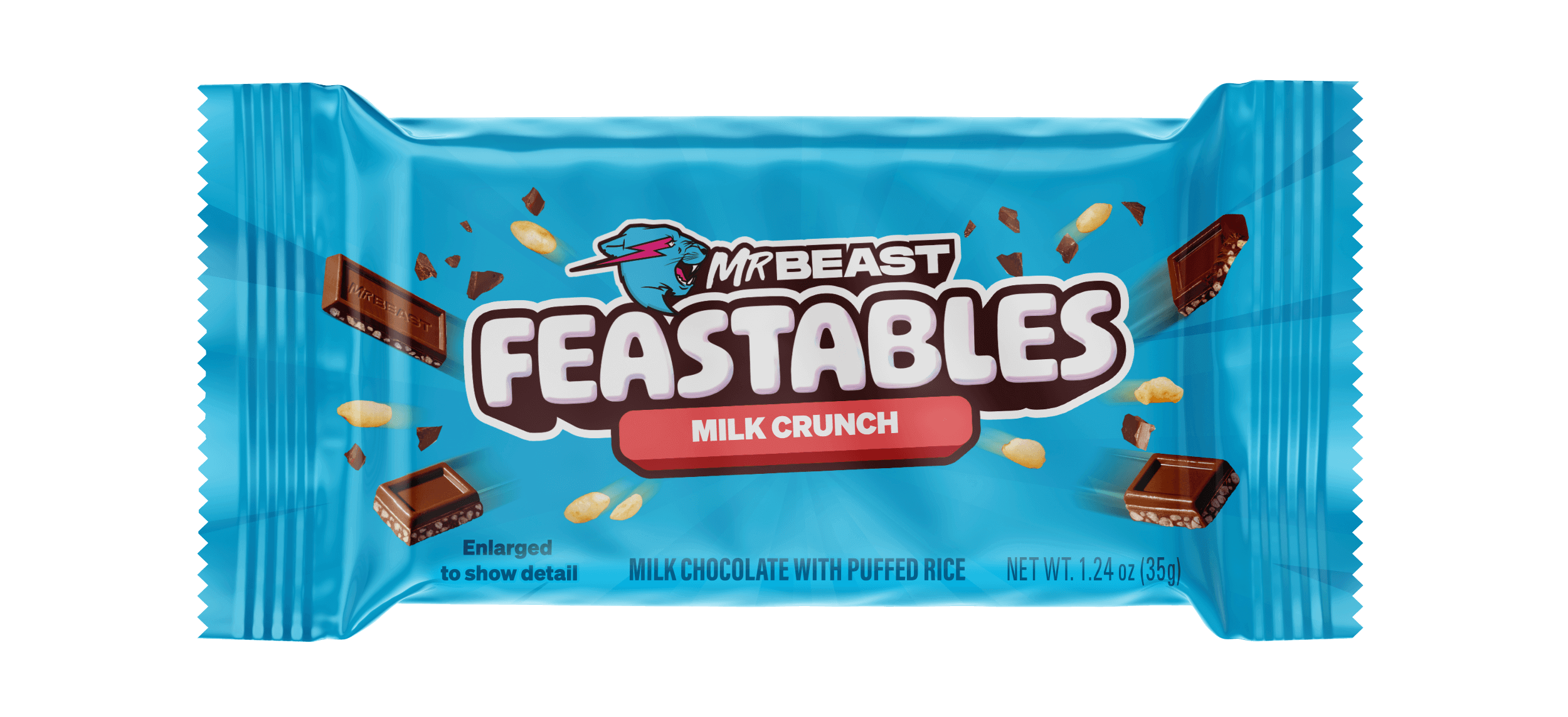 Feastables Bar Code Feastables MrBeast Bar Milk Crunch Chocolate 35g