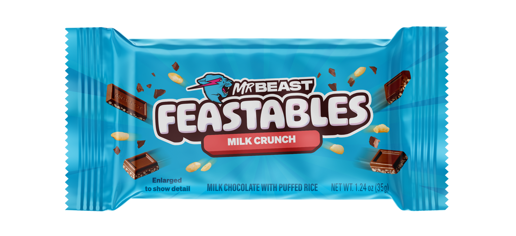 Feastables MrBeast Bar Milk Crunch Chocolate 35g