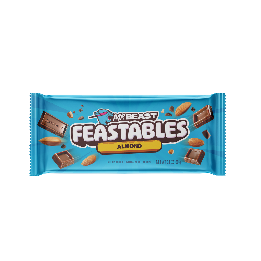 Feastables MrBeast Bar Almond Chocolate 60g