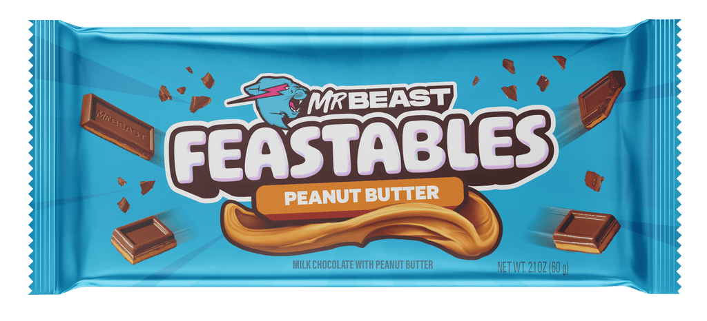 Feastables MrBeast Bar Peanut Butter Chocolate 60g