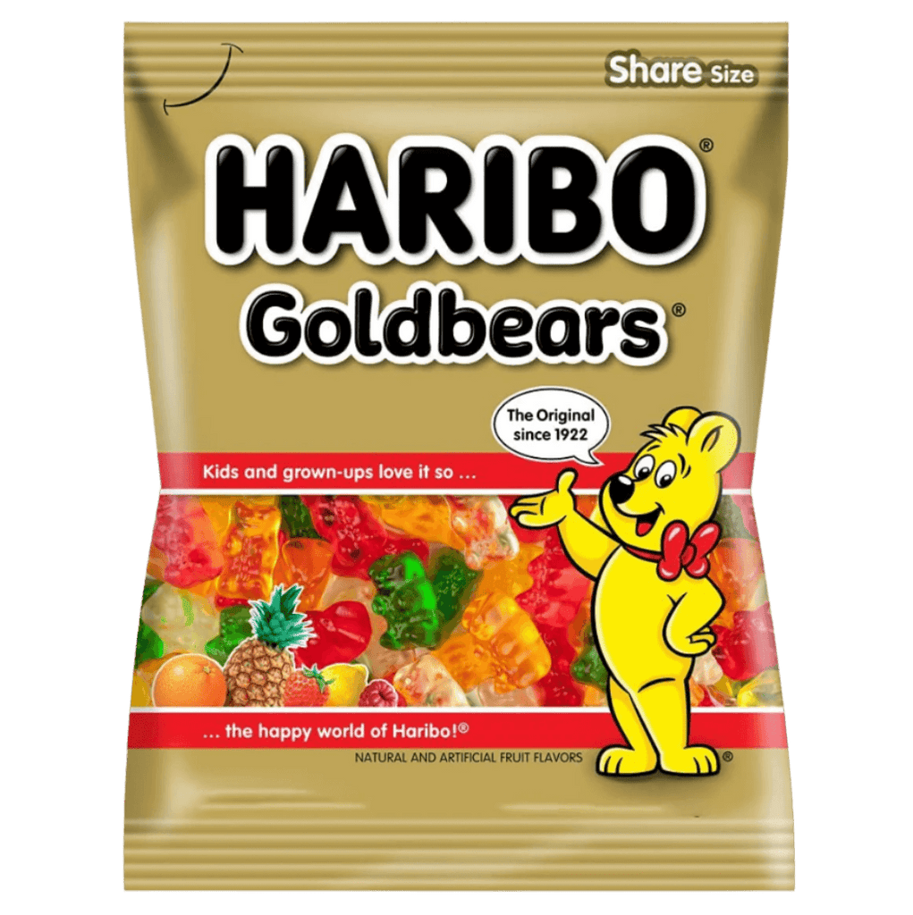 Haribo Gold Bears Gummy Candy 5oz / 142g
