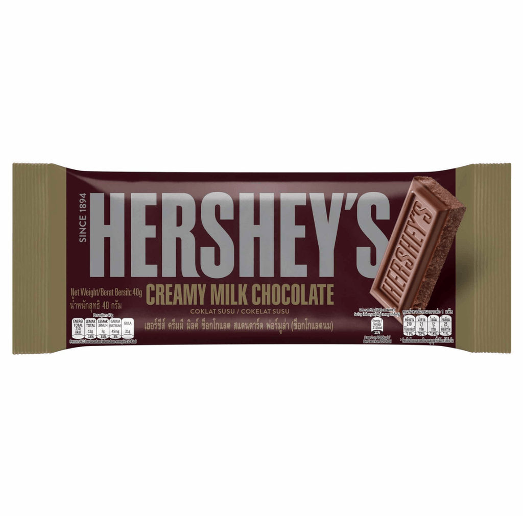 Hershey's Creamy Milk Chocolate Bar 40g