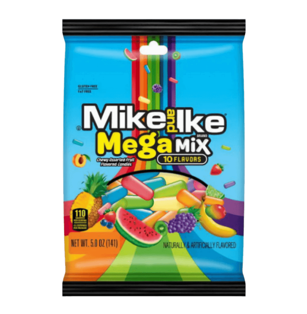Mike & Ike Mega Mix Peg Bag 5 oz / 141g