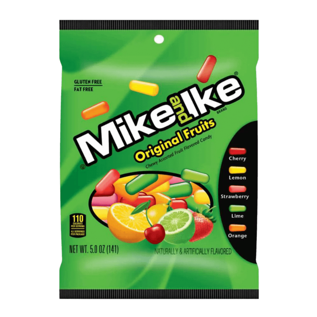 Mike and Ike Original Fruits Peg Bag 5 oz / 141g