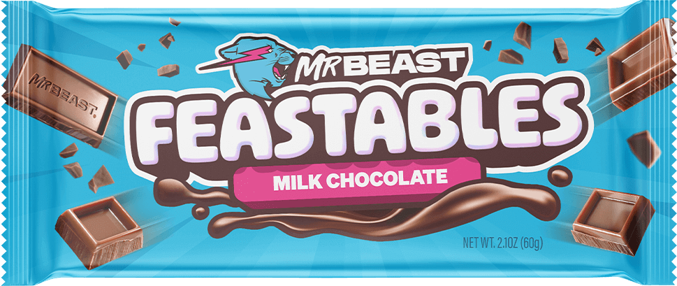 Feastables MrBeast Bar Milk Chocolate 60g