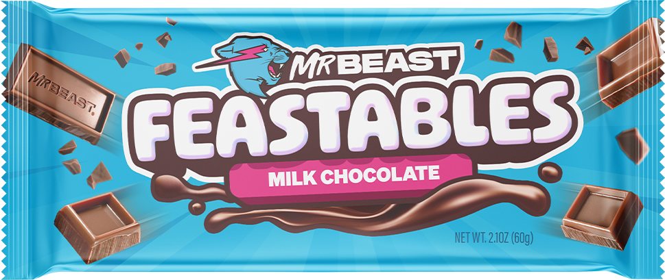 Feastables MrBeast Bar Milk Chocolate 60g