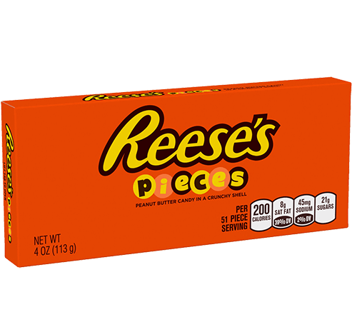 Reese's Pieces Milk Chocolate Peanut Butter Theatre Box 4oz / 113g