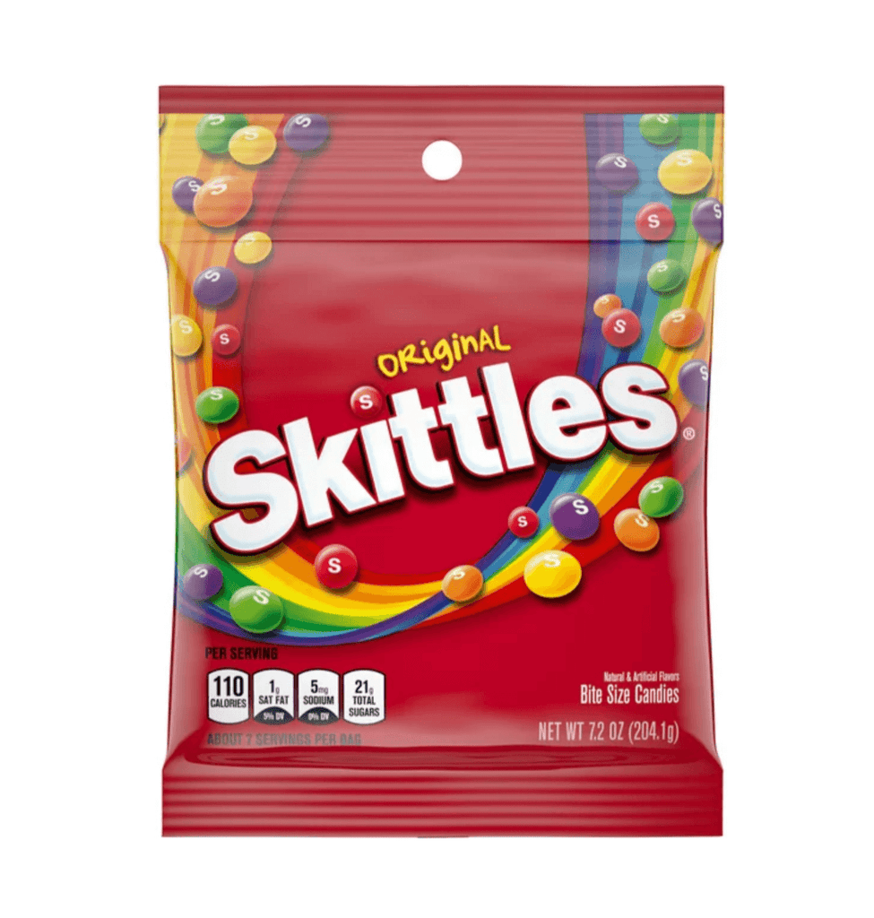Skittles Original Peg Bag 7.2oz / 204g