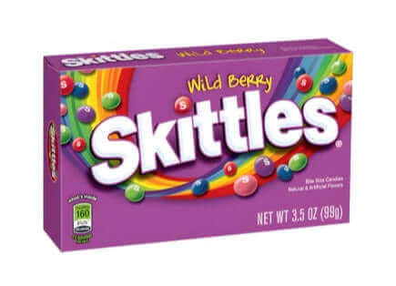 Skittles wild berry theatre box