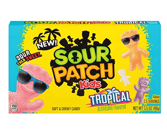 Sour Patch Kids Tropical Theatre Box 3.5 oz / 99g