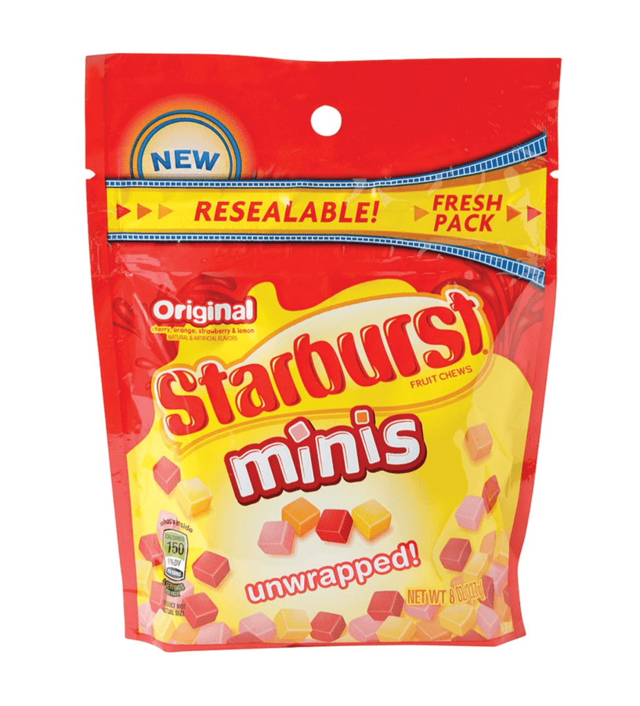 Starburst Original Minis Peg Bag 8oz / 226.8g