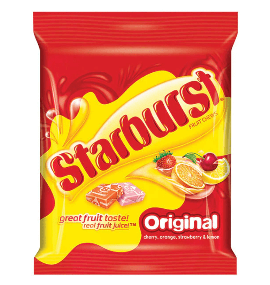 Starburst Original Peg Bag 7.2oz / 204g