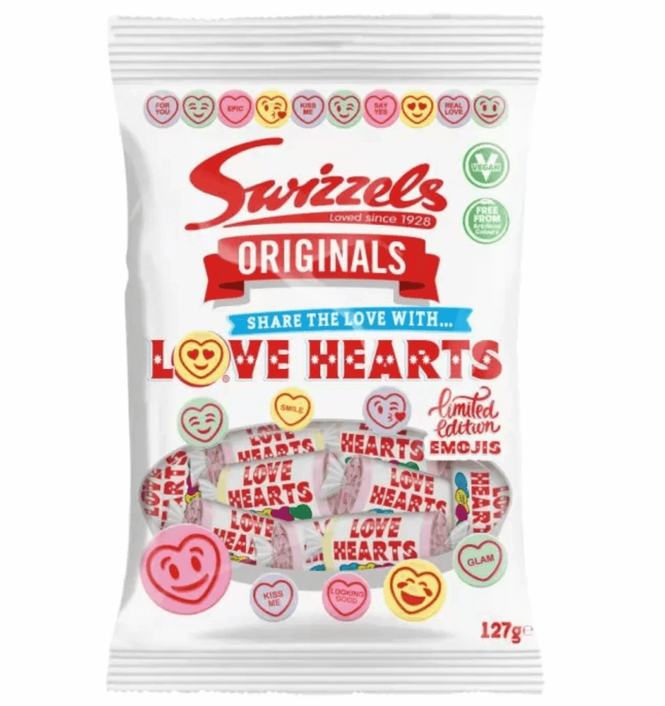 Swizzels Love Hearts Originals 127g