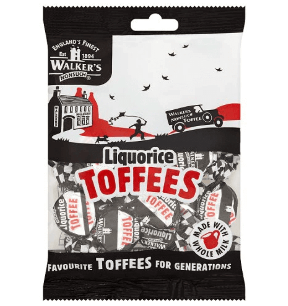 Walkers Liquorice Toffees 150g