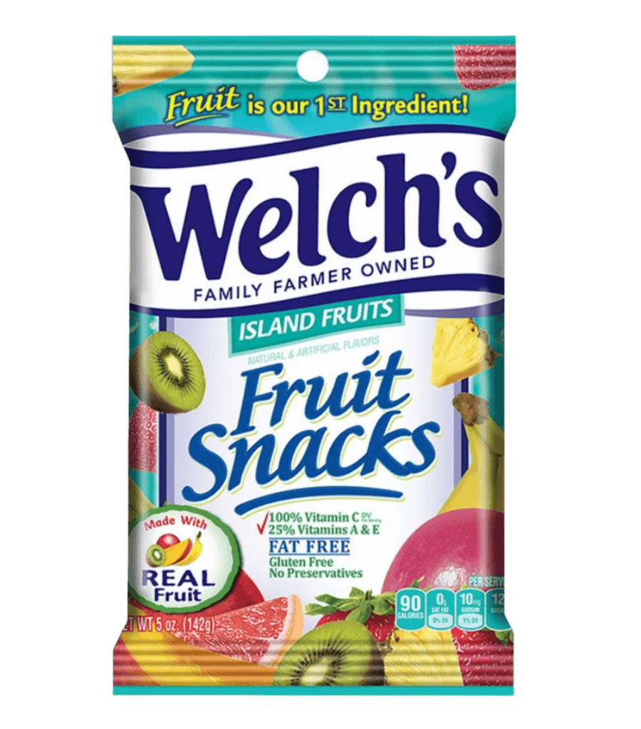 Welch's Fruit Snacks Island Fruits 5oz / 142g