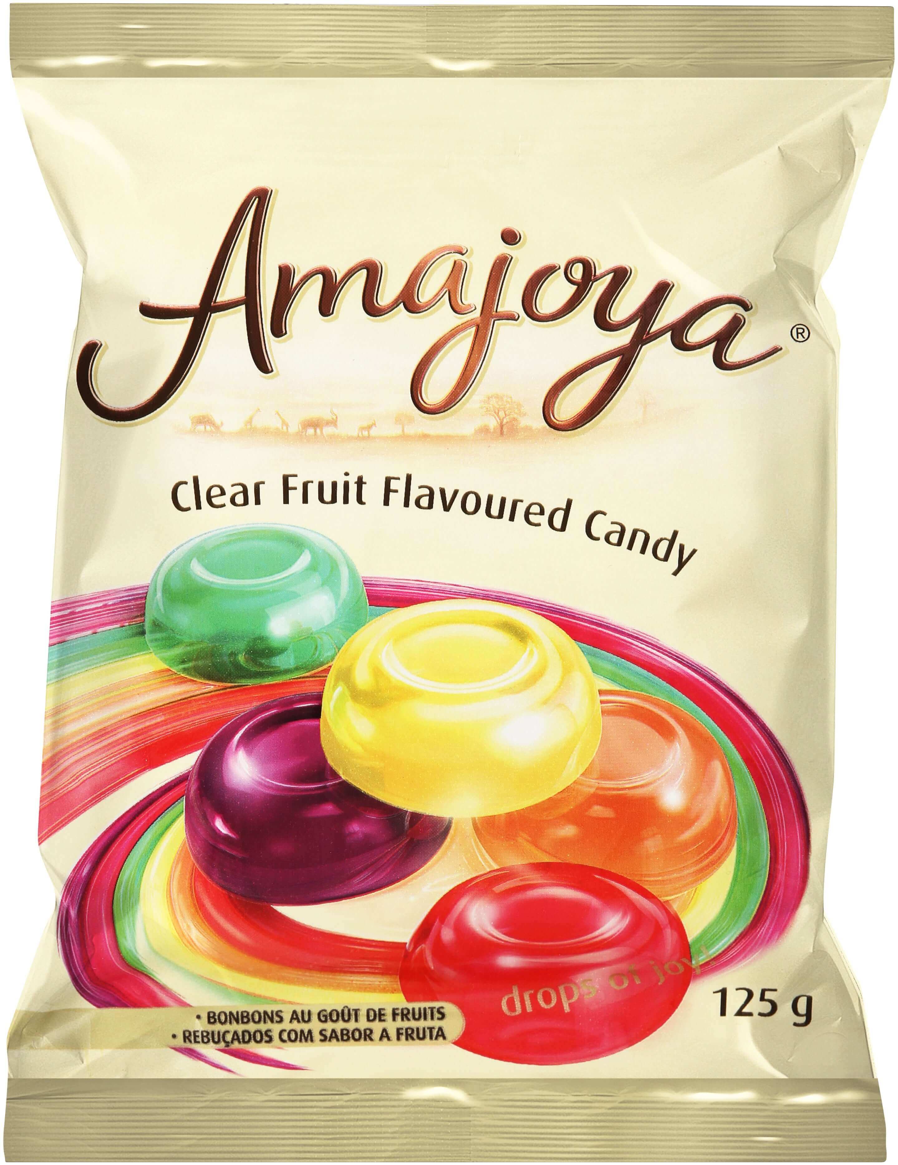 Amajoya Candy Clear Fruit 125g International Sweets NZ