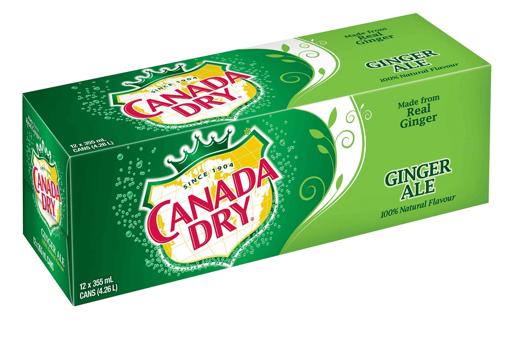 Canada Dry Ginger Ale Soda Can 355ml 12pk