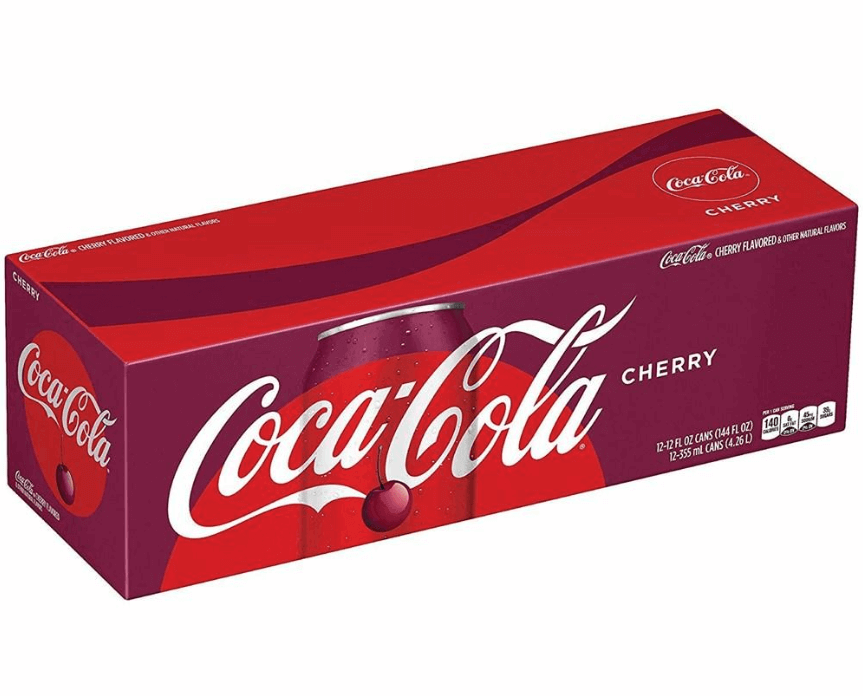 Coca-Cola Cherry Soda Can 355ml 12pk