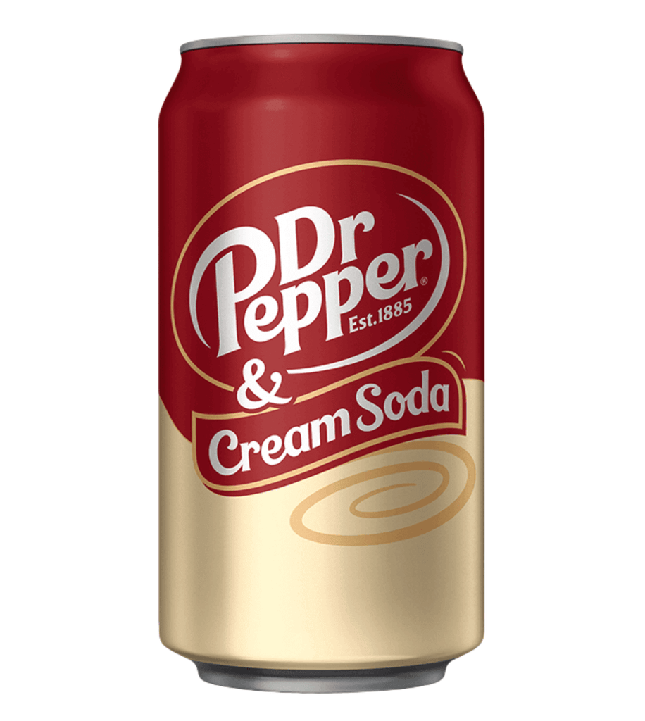 Dr Pepper & Cream Soda Can 355ml