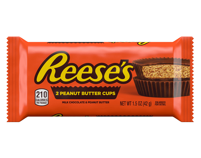 Reese's Milk Chocolate Peanut Butter Cups 42g