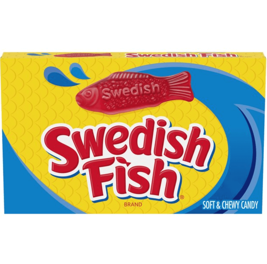 Swedish Fish Red Theater Box 3.1 oz 87.8g