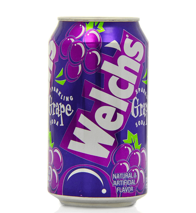 Welch's Sparkling Grape Soda Can 355ml